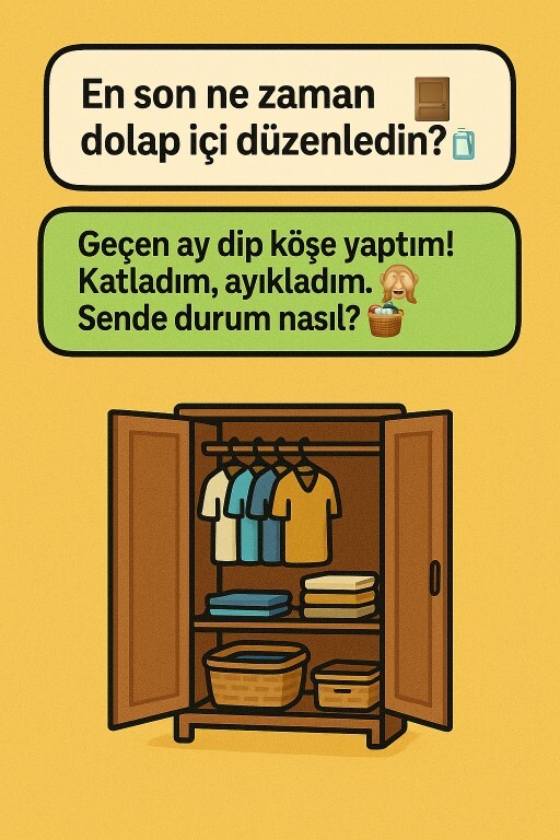 En son ne zaman dolap içi düzenledin 🚪🧴?
