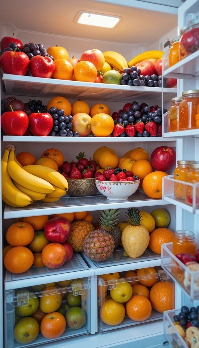 Uyumadan önce bu dolaptan hangi meyveyi alıp yersin?