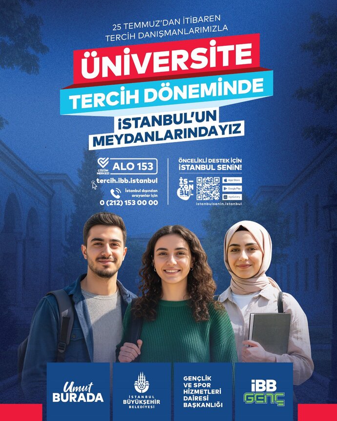 İstanbul Büyükşehir belediyesi YKS tercih danışma merkezleri bugün açılıyor haberiniz var mı?