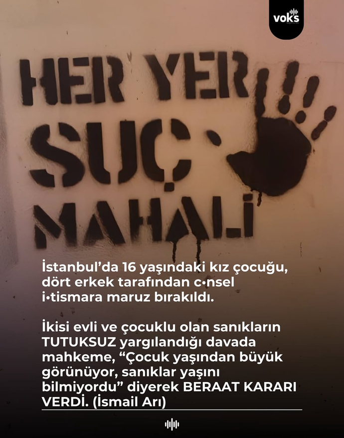 Bu kararı veren savcının karısına, anasına da biri tecavüz eder inşallah. Var mı amin diyen?