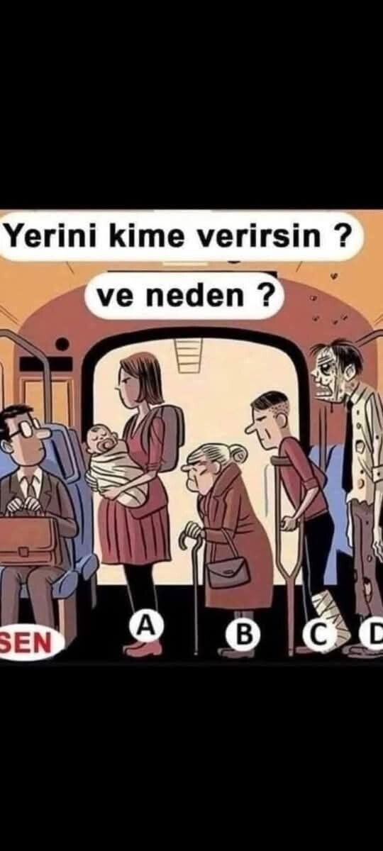 Yerini kime verirsin? Ve neden?