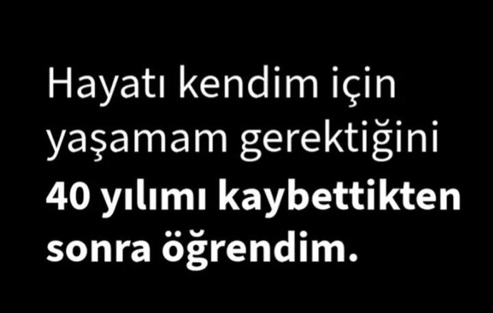 Kendinizi bulmanız kaç yılınızı aldı?