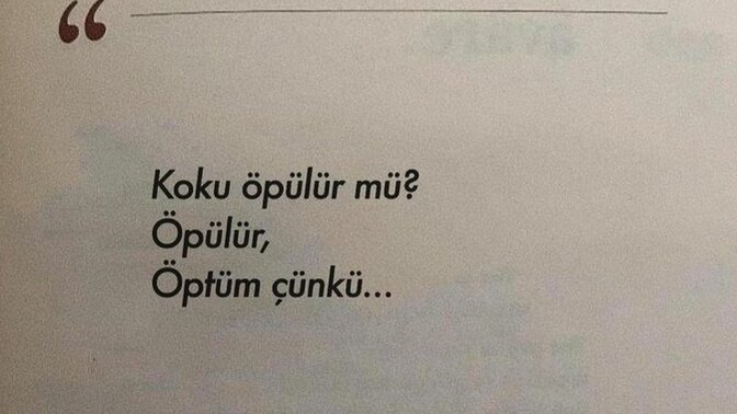 Duyumsamayı özlediğin bir koku var mı?