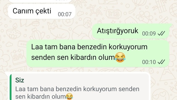 Kör ile yatan şaşı mı kalkar yoksa üzüm üzüme baka baka kararıyor muydu😂?