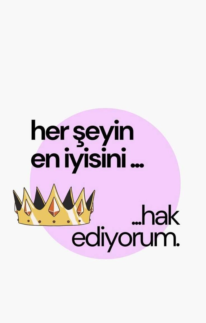 Her şeyin en mükemmeline layık olduğunuzu düşünüyor musunuz?