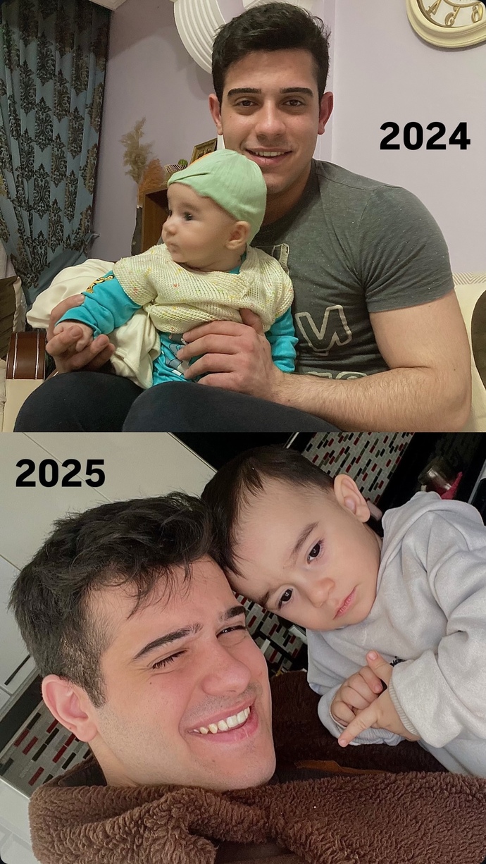 1 Yılda Kardeşim büyümüş ben çökmüşüm :)?