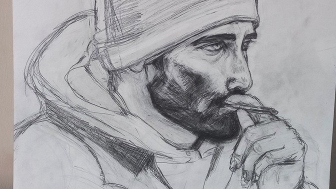 Çizimlerim nasillar? daha bitmediler , ilk olan jake gyllenhaali cizmisim?