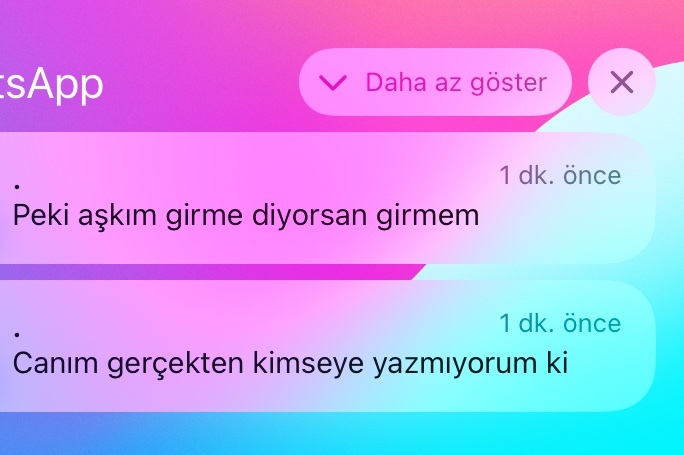 4 yıllık ilişkimiz var. wpye girip çıkıyor kime yazıyosun diyorum böyle diyor inanmalı mıyım?