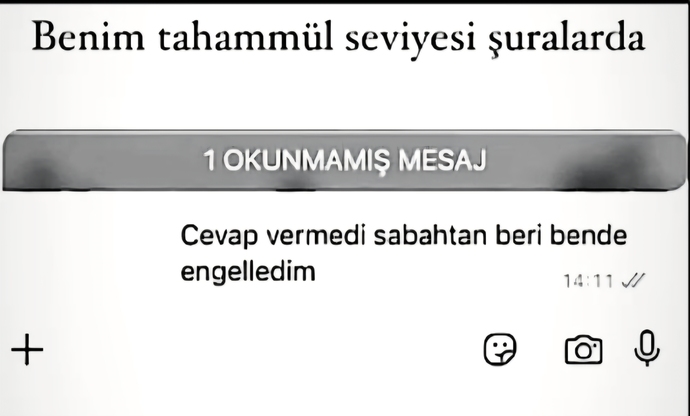 Mesajınıza geç cevap verdi diye engeller misiniz?
