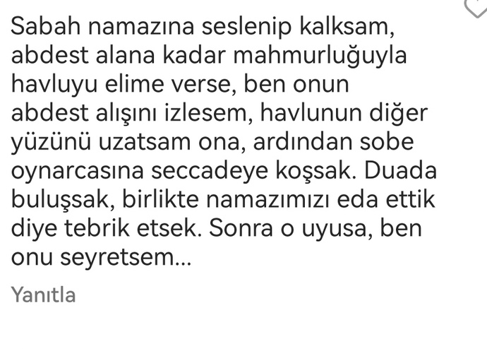 Hayaller bir nevi dua değil midir?