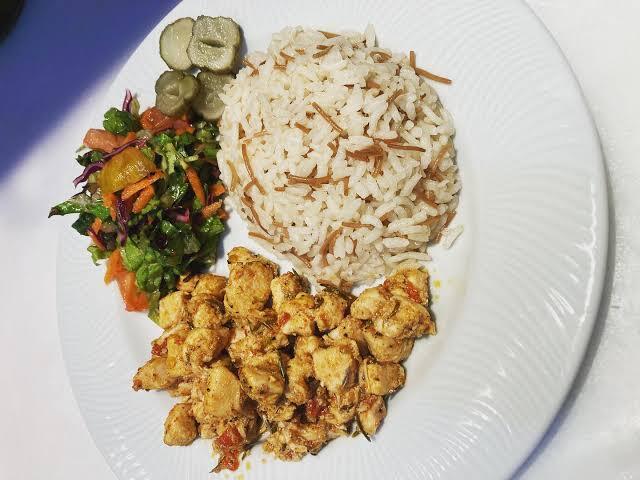 Tavuk sote, pilav, salata nasıl seçim?