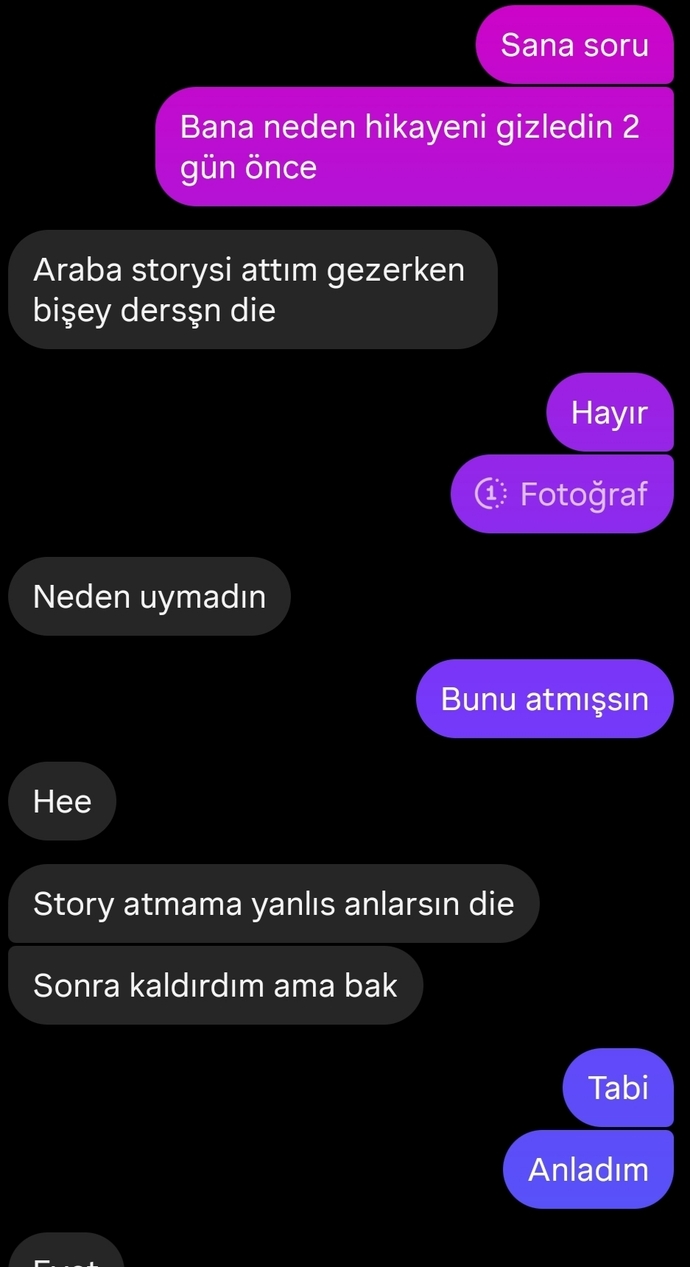 Sözde aldatmamış beni?