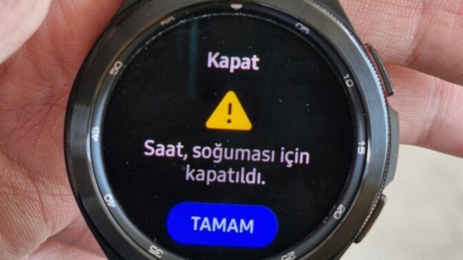 Telefonunuz veya saatiniz yüksek sıcaklık nedeniyle kapandığı oldu mu hiç?