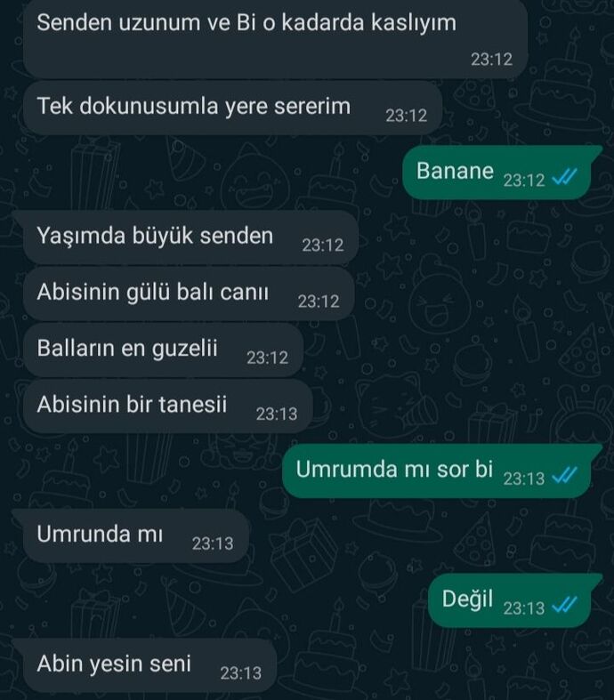 Mesajlara geç cevap verenmisiniz yoksa saniyesinde cevap verenmi🍓?
