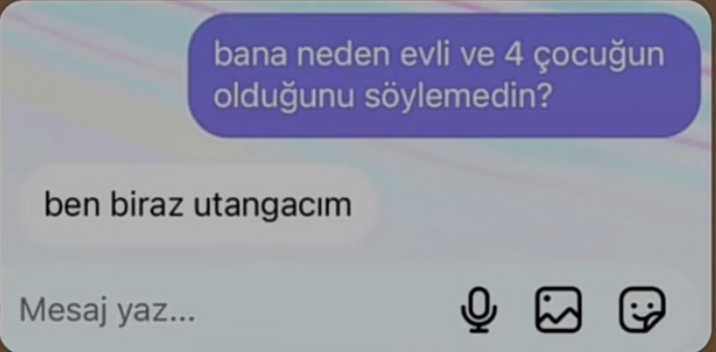 Utanmiş işte çocuk😹😹