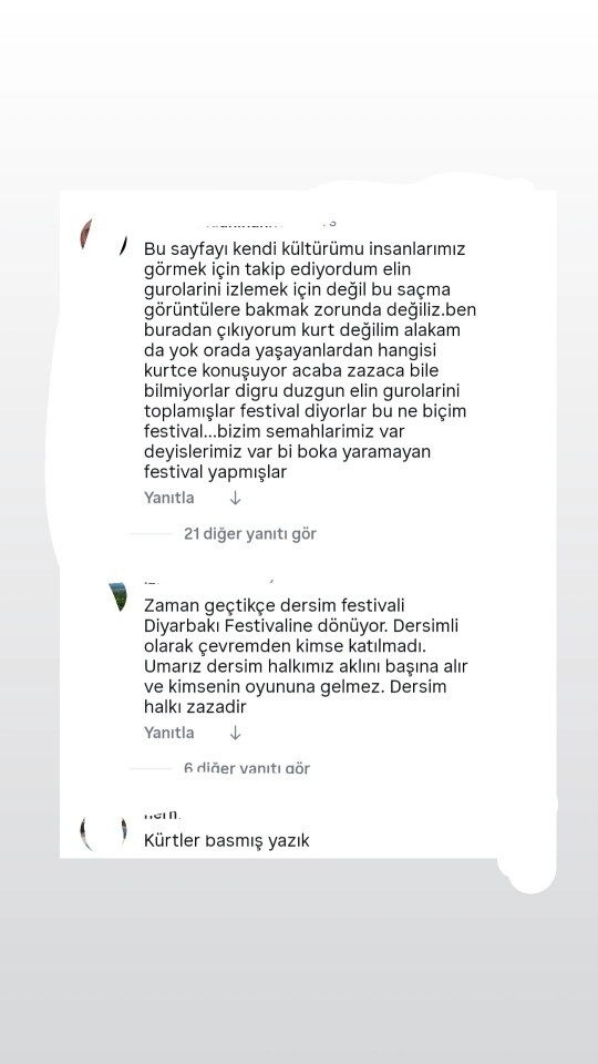 Tunceli neden kürtleri sevmiyor yorumlar?