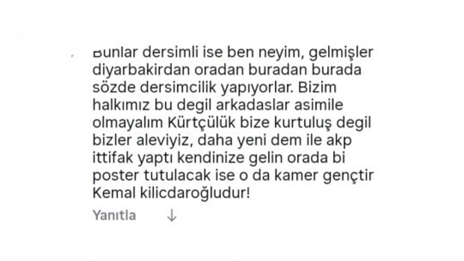 Tunceli neden kürtleri sevmiyor yorumlar?