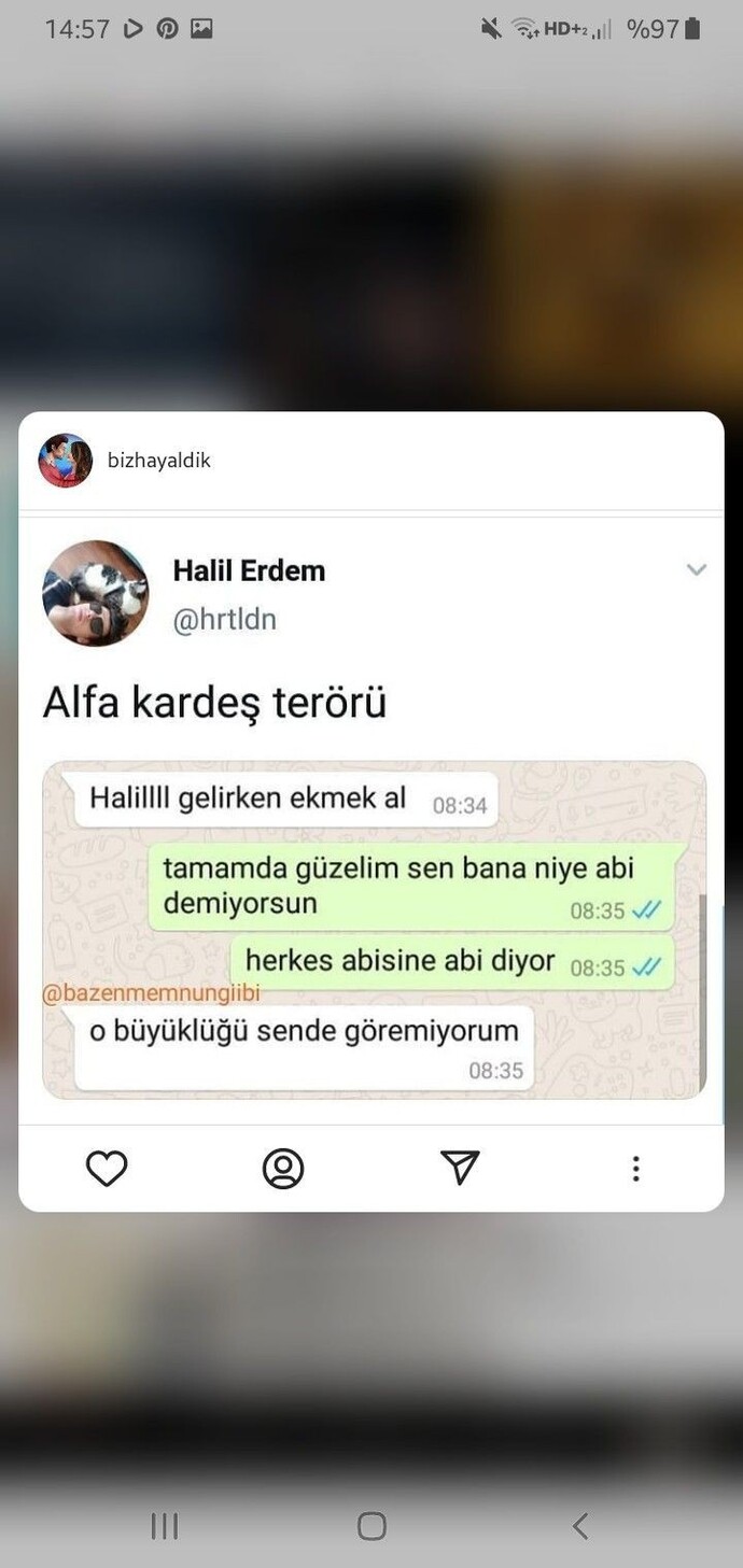 Kardeşiniz size böyle cevap verseydi tepkiniz ne olurdu?