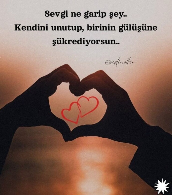 Sevgi ne garip şey değilmi?