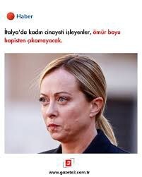 İtalya kadin cinayetlerine agir cezalar getiriyor?