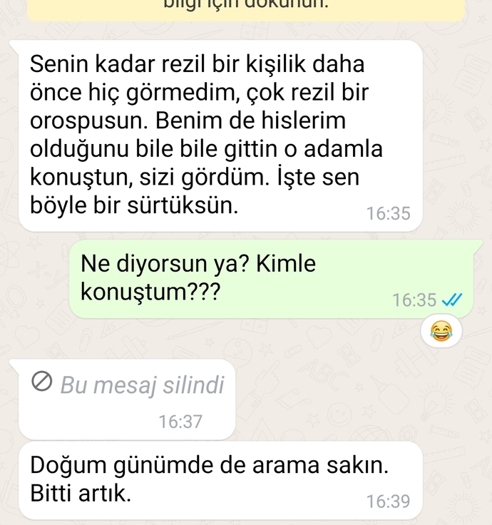 BU ADAMLA DEVAM ETMELİ MİYİM?