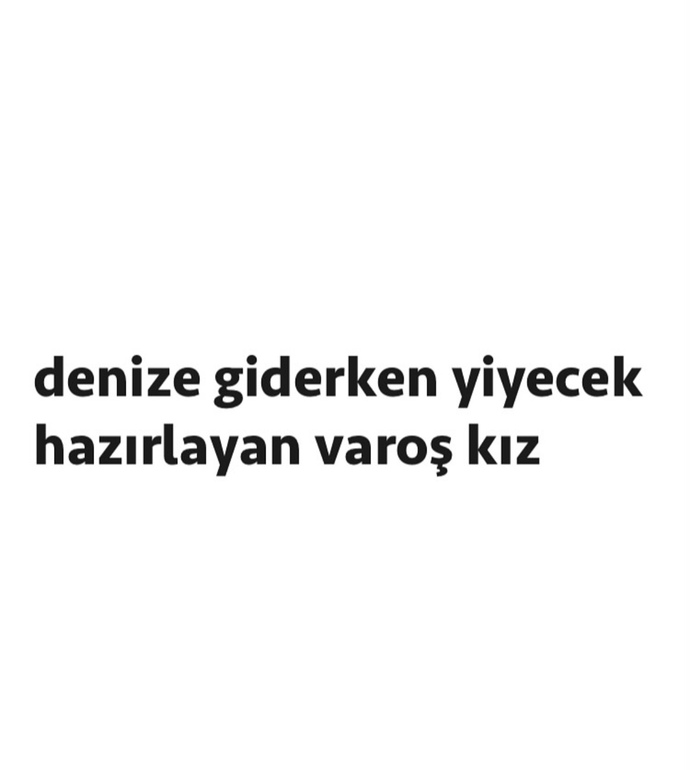 Denize Giderken Yiyecek Hazırlamak Varoşluk mu?
