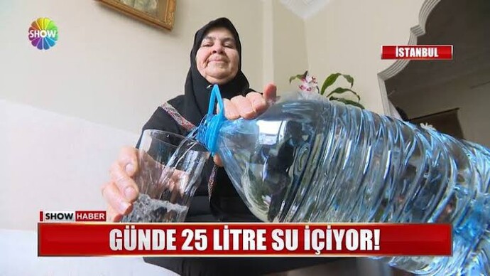 Günde ortalama ne kadar su tüketirsin?