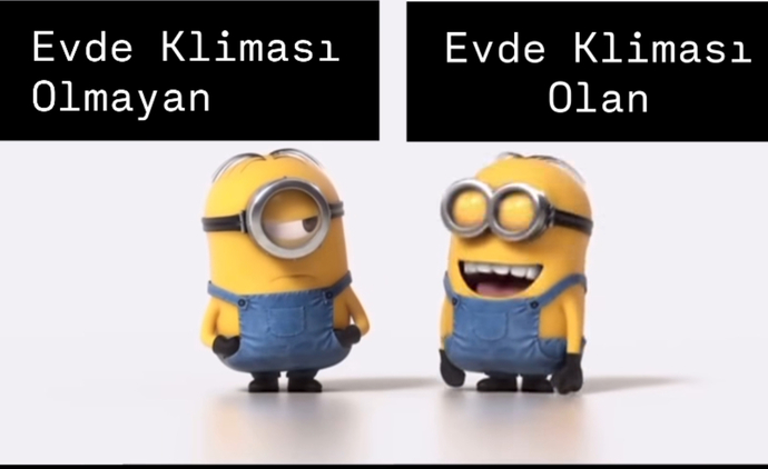 Evinizde klima var mı?
