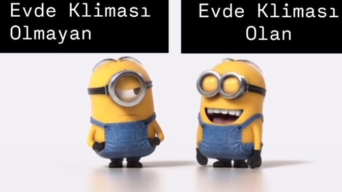 Evinizde klima var mı?