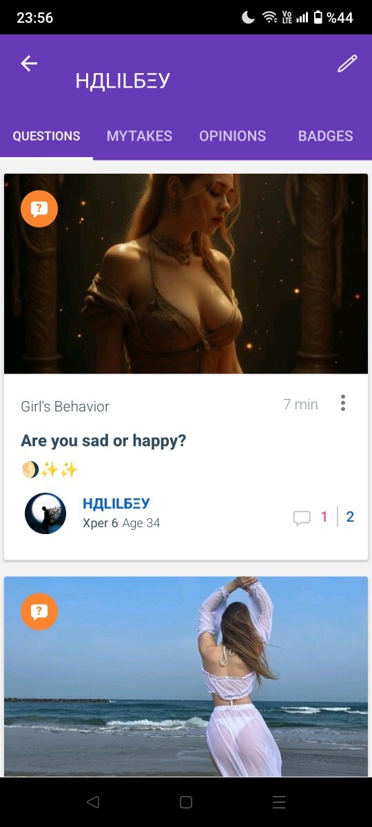 Üzgün müsün, mutlu musun?