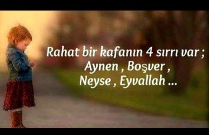 Kafanız rahatmı?
