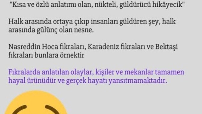 Bildiğiniz en komik fıkra?