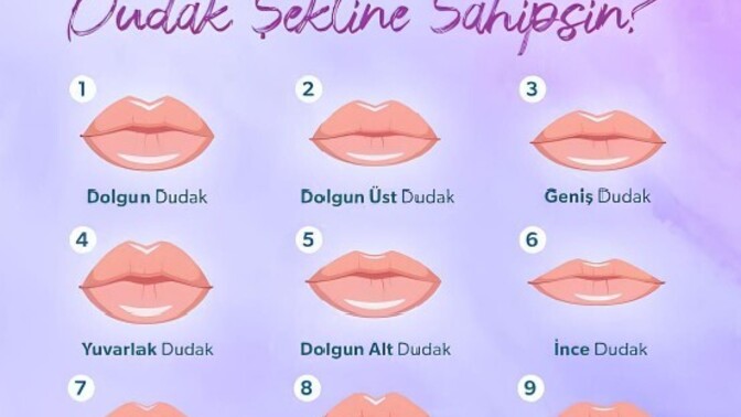 Dudak şeklin hangisi?