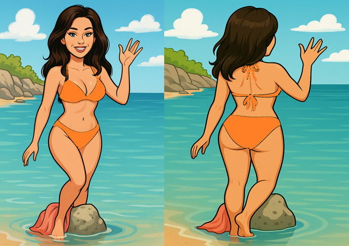 Kızlar, Fiziginize göre bikini rengi seçermiydiniz?