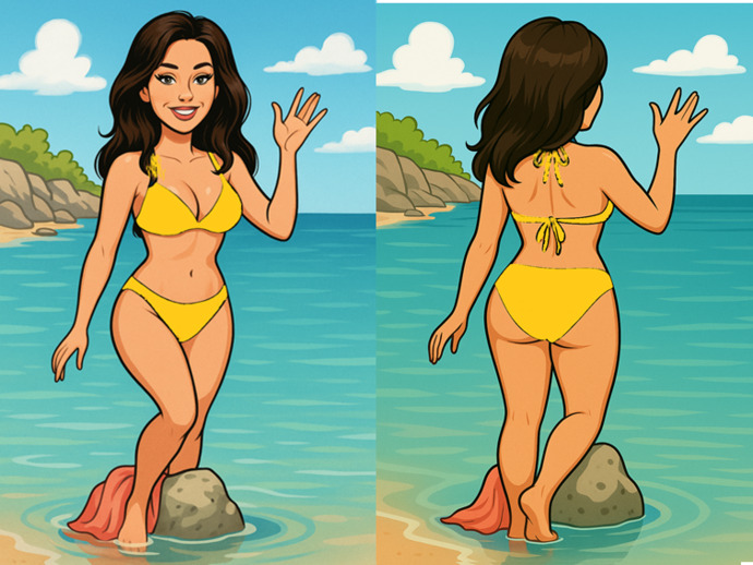 Kızlar, Fiziginize göre bikini rengi seçermiydiniz?