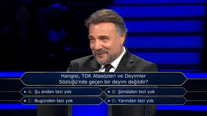 Kim milyoner isterde 500.000 TL değerindeki bu sorunun cevabı nedir?