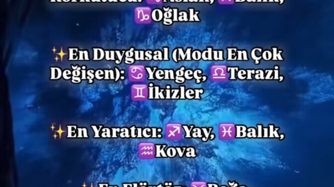 Burcunu söyle bana, kişilik özelliklerini söyleyeyim sana?