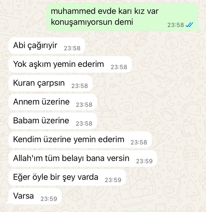 4 yıllık ilişkimiz var. Aldatsa bunları diyebilir mi?