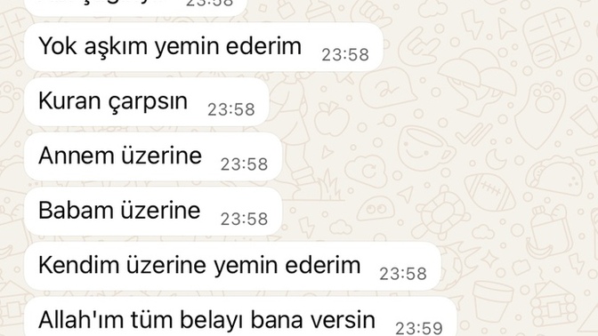 4 yıllık ilişkimiz var. Aldatsa bunları diyebilir mi?