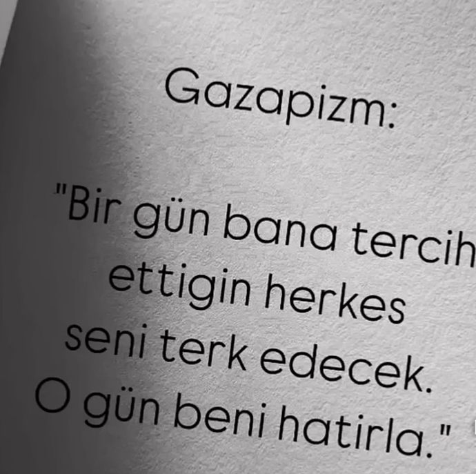 Tercihlerinizin pişmanlığını yaşadığınız zamanlar oldu mu hiç?