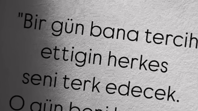 Tercihlerinizin pişmanlığını yaşadığınız zamanlar oldu mu hiç?