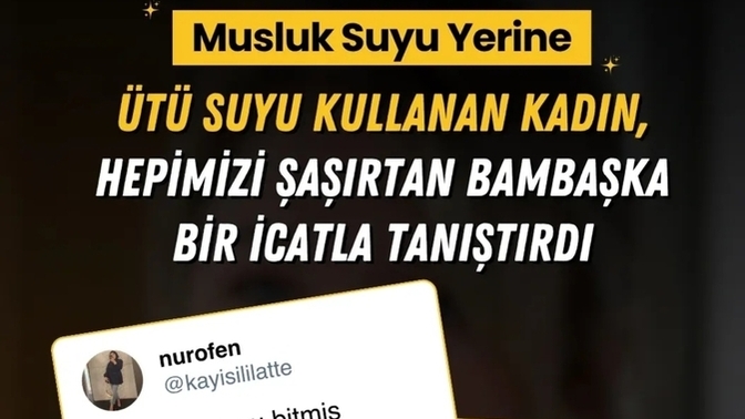 Hangi marka Ütü suyu kullanıyorsunuz?