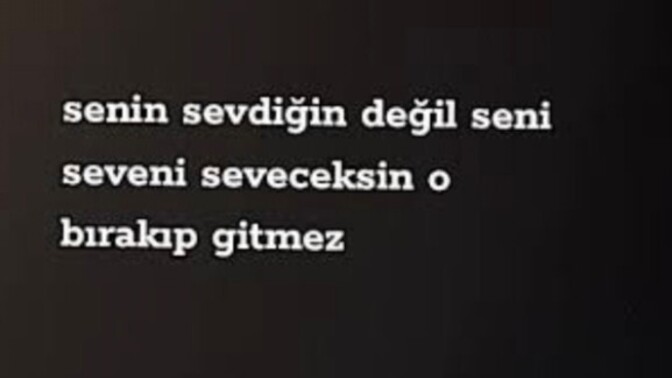 Sizi seveni sevmeye çalışır mısınız?
