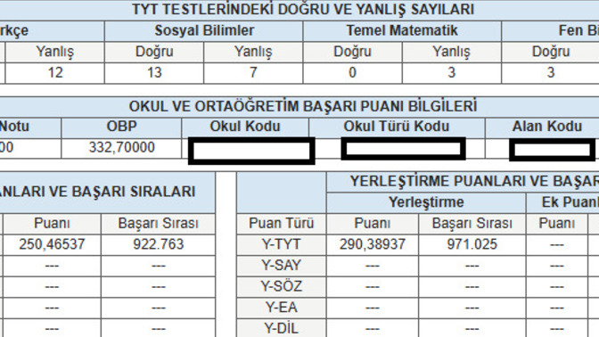 Sizce Açık fakülte yerleşme şansım nedir ve öneri bölümleriniz var mı?