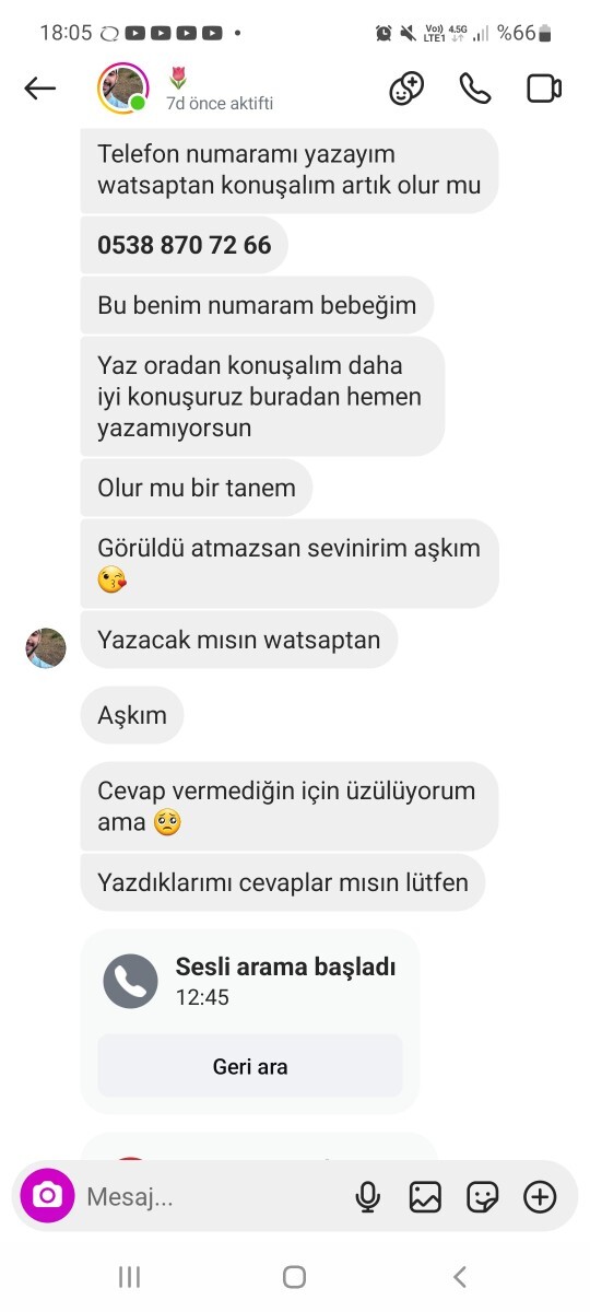 Arkadaşlar bir erkek beni rahatsız ediyor hep yazıyor instagramdan okuyunuz yazdıklarını hepsini t. aciz napayım hepsini okuyun?