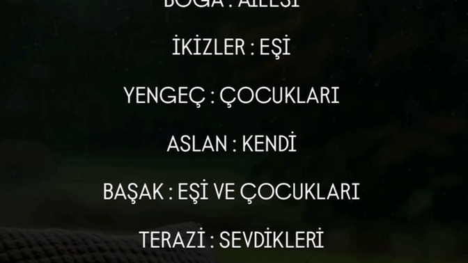 Hayatında ki başrol kim?