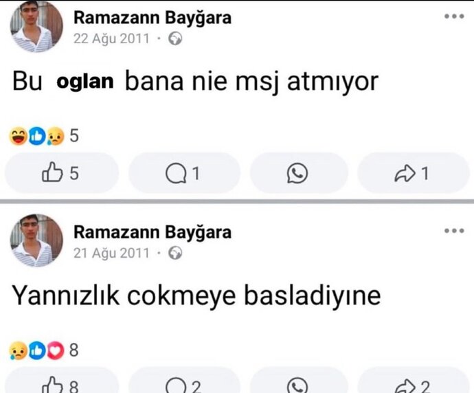 Mesaj atmasını beklediğiniz biri var mı?