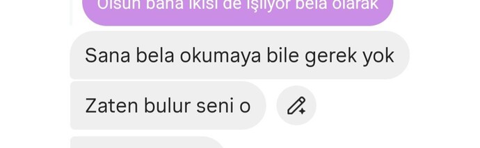Iltifat mi aldım ben şimdi?