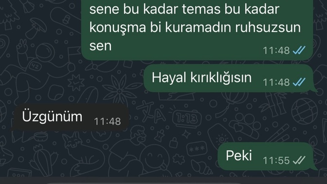Eski sevgilim beni umursamıyor çok zoruma gidiyor ne yapacağım ben ya?