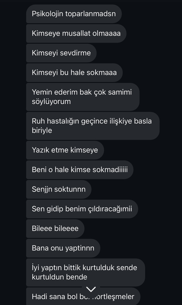 Bir ilişki hakaretlerle mi bitmeli?